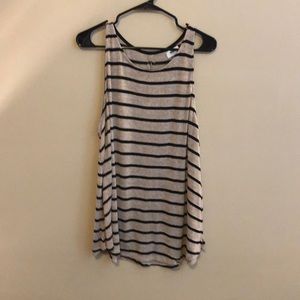 Striped sweater tank